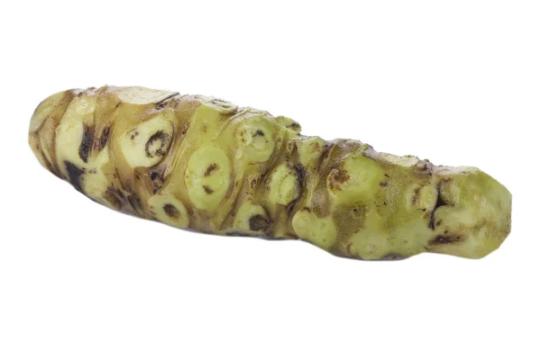 Wasabi Root Isolated White Background Close — Stock Photo, Image