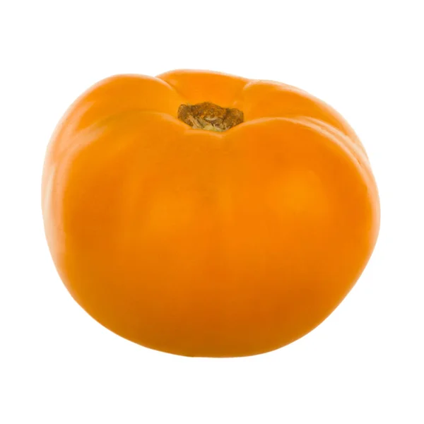 Żółty Pomidor Izolowany Białym Tle — Zdjęcie stockowe