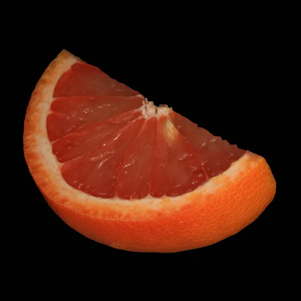 Ripe Grapefruit Dark Background Close — Stock Photo, Image