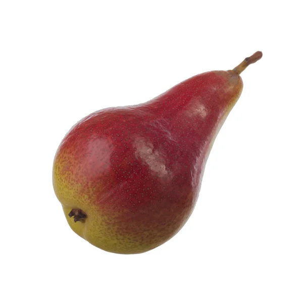 Ripe Pear Isolated White Background Close — Stock Photo, Image