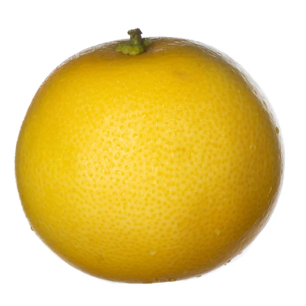 Zralé Citrony Izolované Bílém Pozadí Zblízka — Stock fotografie