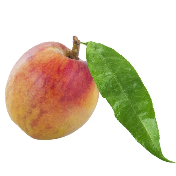 Close Van Rijpe Perzik Fruit — Stockfoto