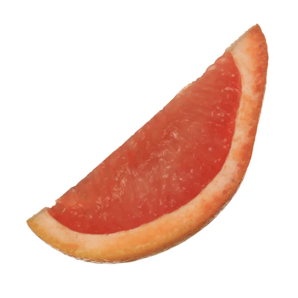 白い背景に分離された熟したグレープフルーツ クローズアップ — ストック写真