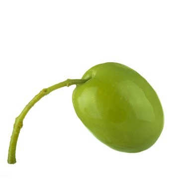 beyaz arka plan üzerinde izole olgun zeytin, yakın çekim 