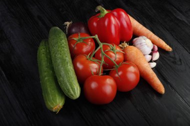 Farklı sebze yakın çekim 