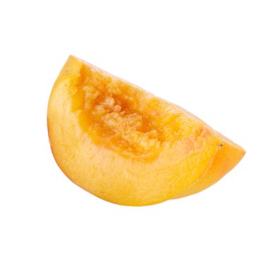 Olgun şeftali meyve yakın çekim