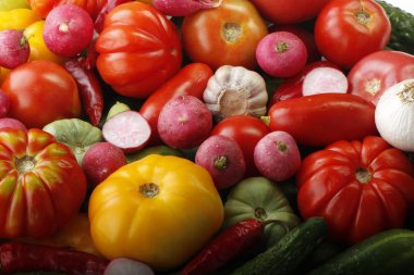 Farklı sebze yakın çekim