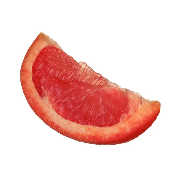 Ripe Grapefruit Isolated White Background Close — Stock Photo, Image