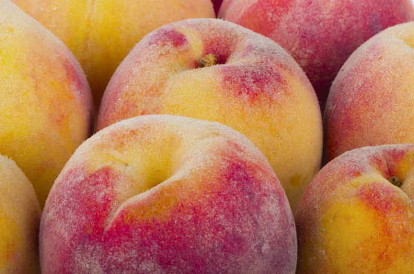 Olgun şeftali meyve yakın çekim