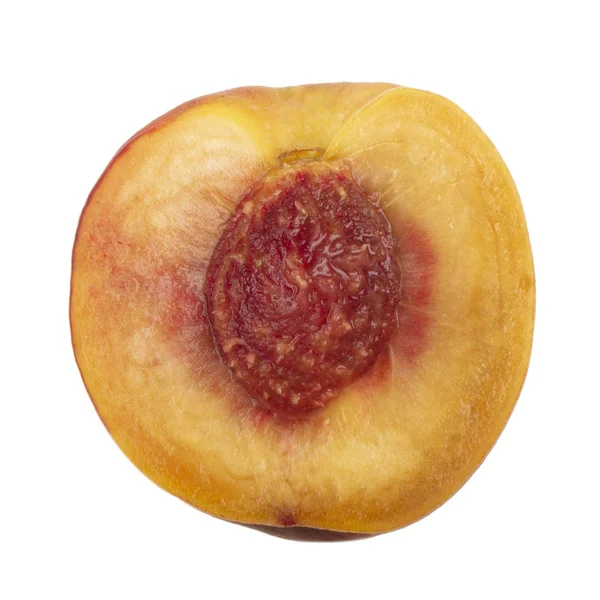 Olgun şeftali meyve yakın çekim