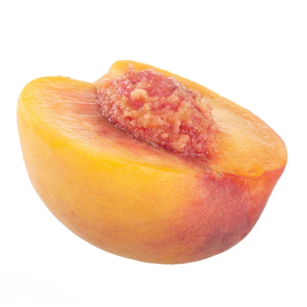 Olgun şeftali meyve yakın çekim