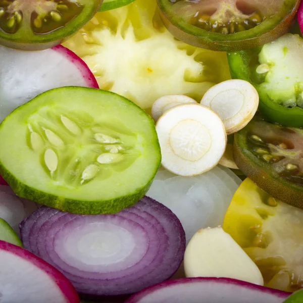 Farklı sebze yakın çekim 