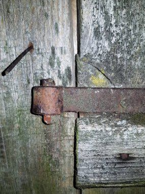 Eski ahşap arka plan. Eski ahşap yapı. Doğal yaşlanma.