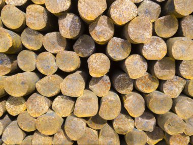 Arka plan ve metal doku. Sıradan şeylere alışılmadık bir bakış.