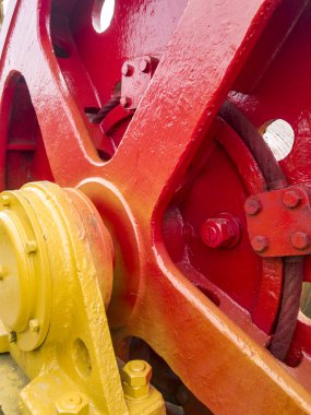 Arka plan ve metal doku. Sıradan şeylere alışılmadık bir bakış.