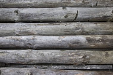 Eski ahşap arka plan. Doğal yaşlanma. Sıradan olağandışı.