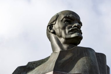 Lenin anıtı. Komünizmin kurucusu. 19. yüzyılın başında Rusya 'nın lideri..