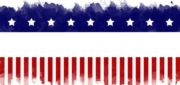 美国国旗格格贺卡背景 — 图库照片