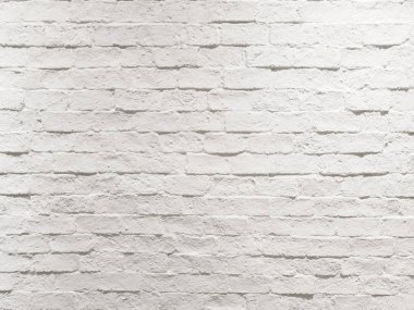 soyut boş yıpranmış dokulu beyaz tuğla duvar arka plan