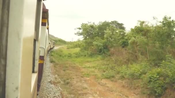 Stary Silnik Lokomotywy Kolejowe Technologii Transportu Koło Zębate Kół Stalowych — Wideo stockowe