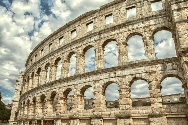 Das Amphitheater Pula Kroatien — Stockfoto