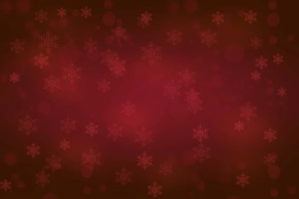 Red Bokeh Lights Effect Christmas — Stock Photo, Image