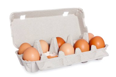 Pakette yumurtalar var.