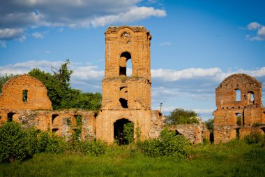 Kale kalıntıları Korecki, Prens Korets şehir, Rivne region, Ukrayna