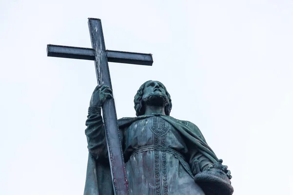 Памятник Владимиру Крестителю Киев Украина — стоковое фото