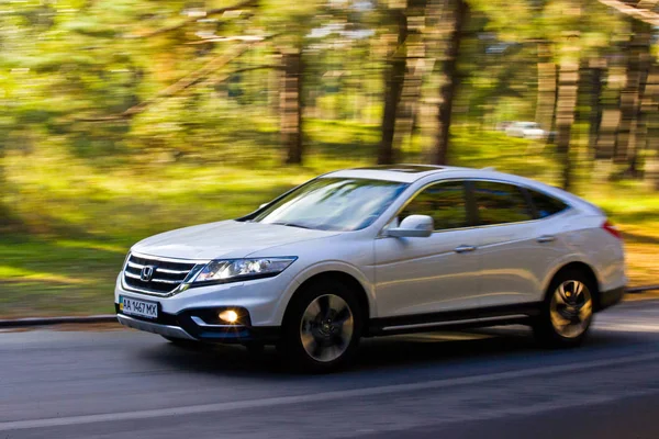 Honda Kavşağı Orman Yolu, Kiev, Ukrayna 