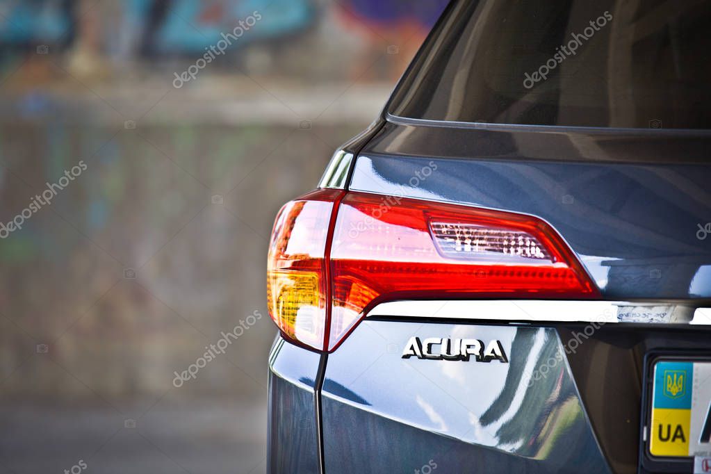 Acura car sign and logo