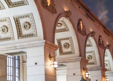 Las Vegas, Nevada: 11 Mayıs 2018: iç Paris Hotel ve Casino