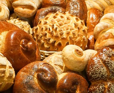 Ekmek farklı türde çeşitli topluluğu