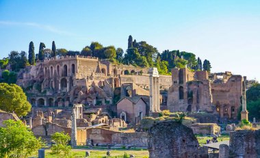 Palatino--dan pencere eşiği Musei Capitolini Roma İtalya