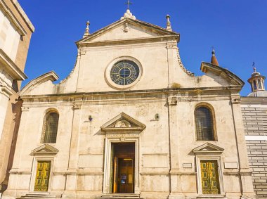 Santa Maria del Popolo in Rome, Italy clipart