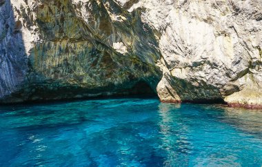 Grotta Verde (yeşil Grotto) Capri, İtalya