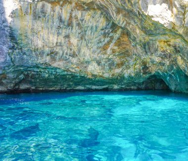 Grotta Verde (yeşil Grotto) Capri, İtalya