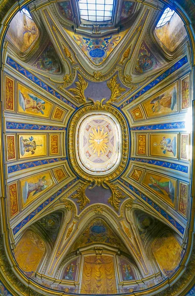 ROMA, ITALIA: 12 DE OCTUBRE DE 2017: El interior de la Iglesia Oratorio del Santisimo Sacramento al Tritone — Foto de Stock