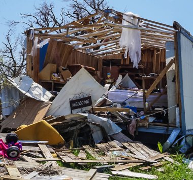 Teksas Sahilinde Güçlü Harvey Kasırgası
