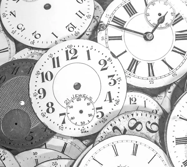 Twarze zegar Vintage — Zdjęcie stockowe