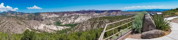 A Panoramic View of the top of the Tent Rocks National Monument
