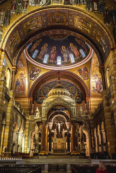 St. Louis Missouri: 7 de noviembre de 2018; La Basílica Catedral de St Louis — Foto de Stock