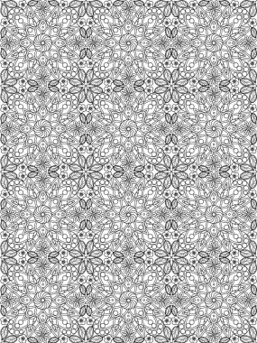 çiçek doodles sorunsuz desen_1