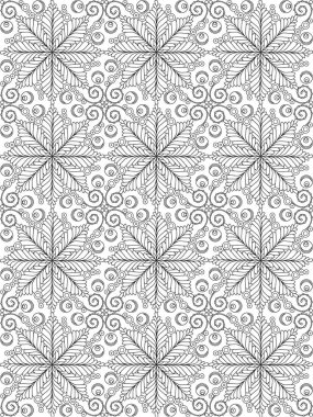 çiçek doodles sorunsuz desen_2