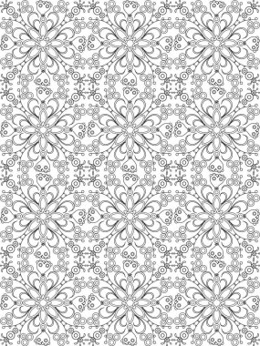 çiçek doodles sorunsuz desen_7