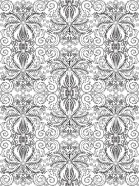 çiçek doodles sorunsuz desen_6
