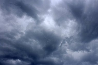 yağmur önce karanlık fırtına bulutları. Arka plan. Hava durumu