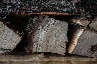 Meşe Isıtma için hazır paketlenmiş ahşap