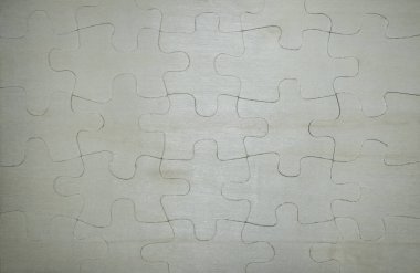 Karmaşık bir ahşap puzzle