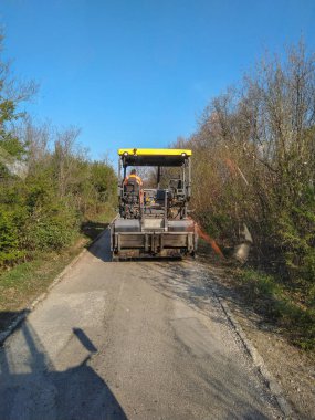 Yol asfalt makineleri için hedef gidin